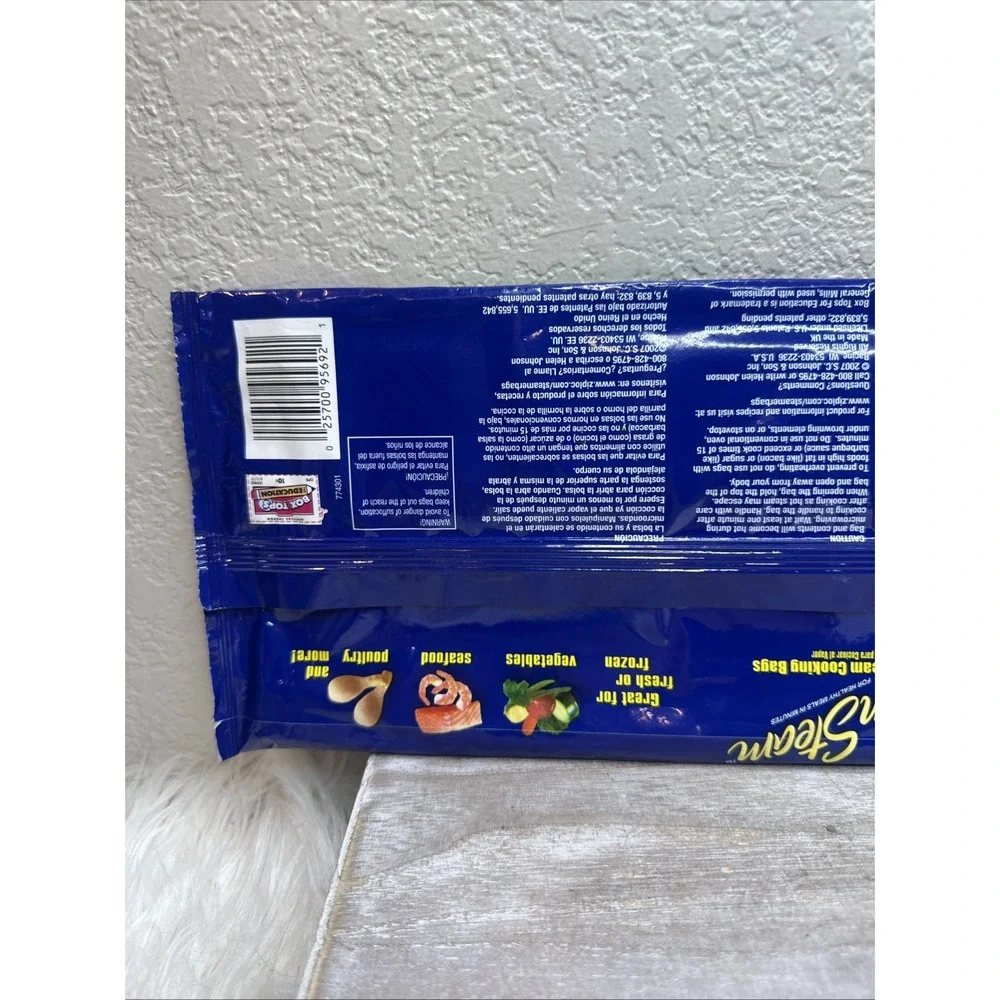 $11 🌙 NEW Sealed Ziploc Zip N Steam Microwave Bags Large 7ct 10